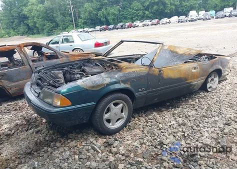 1992 Ford Mustang Lx из США, поврежденный, VIN 1FACP44E2NF143953